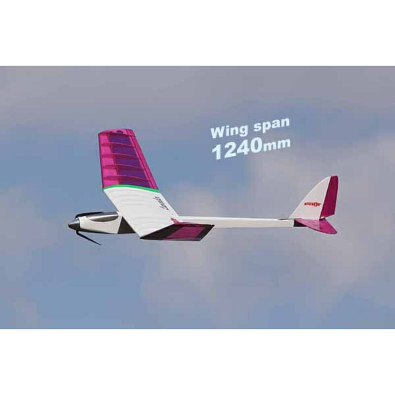 【(株)OK模型】 12158 PILOT ラベンダー （1．24m） 電動ラジコン 電動飛行機 [▲][ME]