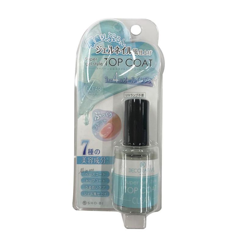 楽天市場 デコラティブネイル ジェルトップコート クリア 10ml Tn Ab ホビナビ
