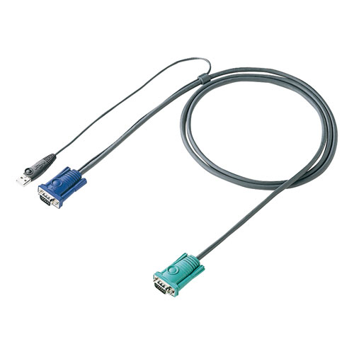 【5個セット】 サンワサプライ パソコン自動切替器用ケーブル(1.8m) SW-KLU180NX5 [▲][AS]