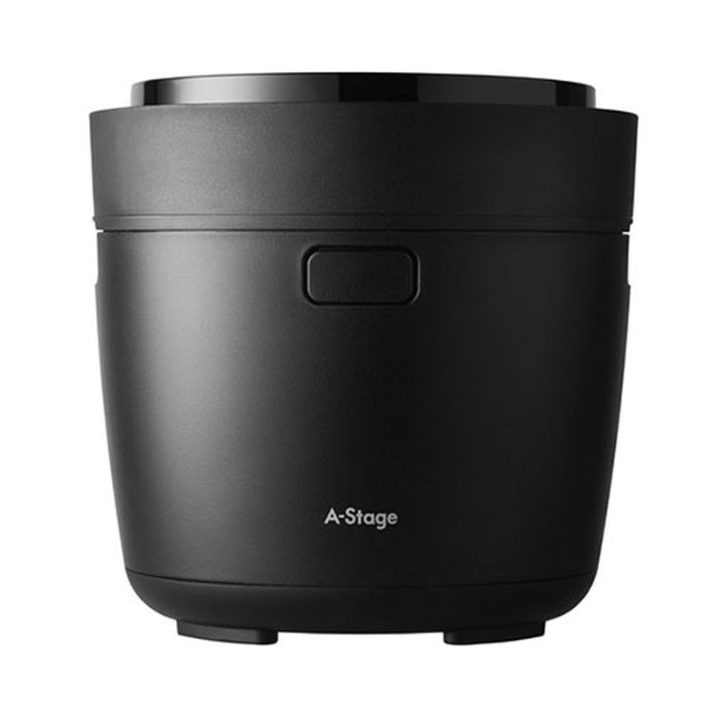 A-Stage マルチライスポット レシピ付き RC-A30BK 炊飯器 3合炊 調理器具 キッチン家電 ブラック [▲][AS]｜ホビナビ 店