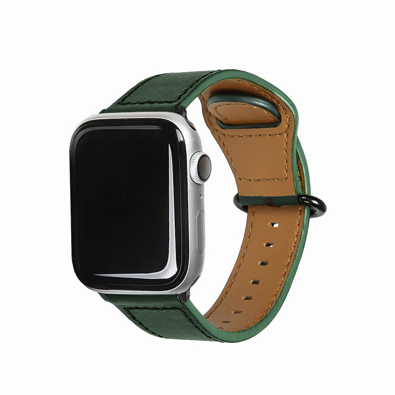 Apple Watch 40mm 38mm用 Genuine Leather Strap ディープグリーン アップルウォッチ用バンド R Fmcholollan Org Mx