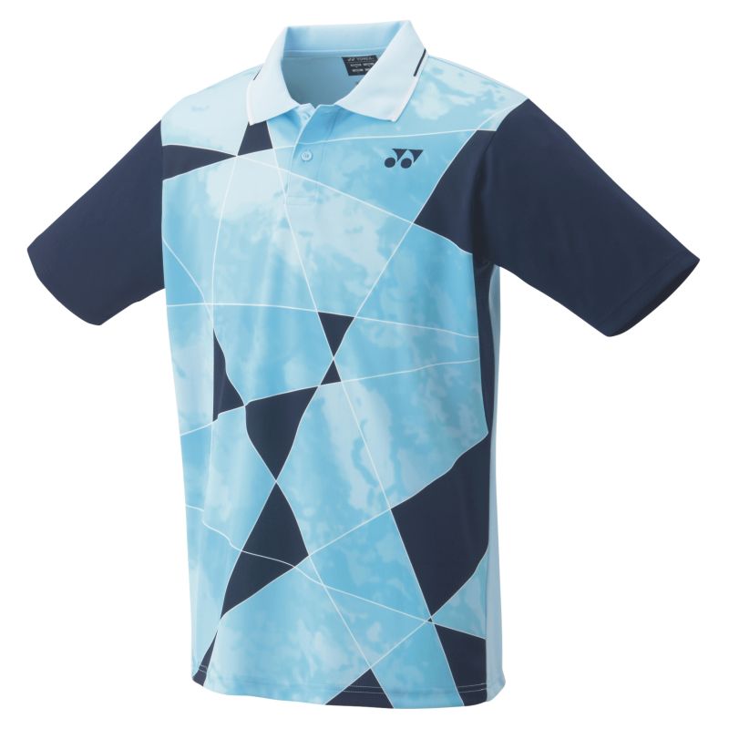 ユニゲームシャツ 111 アクアブルー バドミントン テニス ZX XO ユニ 