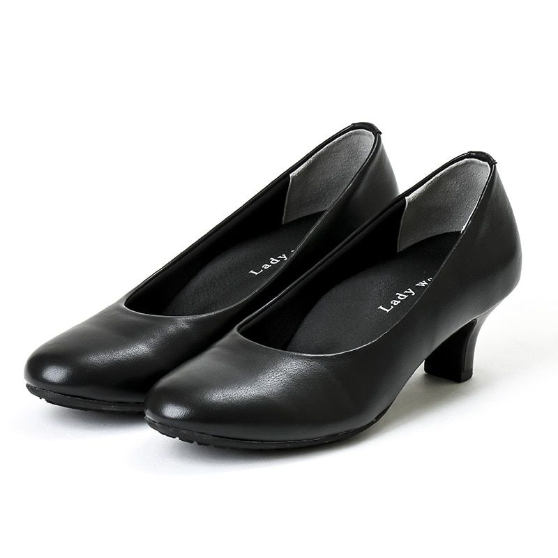ASICS アシックス　黒パンプス　美品 asics Lady walker レディースパンプス 黒 22.5cm - メルカリ