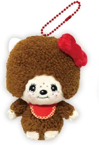 新品 モンチッチxハローキティコラボ ぬいぐるみSとマスコット 2点セット キティ×モンチッチ ぬいぐるみ(S) モンチッチ