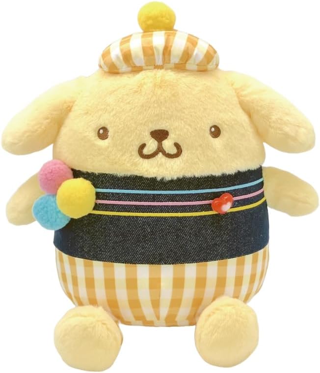 楽天市場】 ギンガムデニム ポムポムプリン S ぬいぐるみ