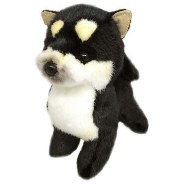 日本製 グレイスフル ぬいぐるみ 柴犬 S ブラック 立ち 犬 新品 *