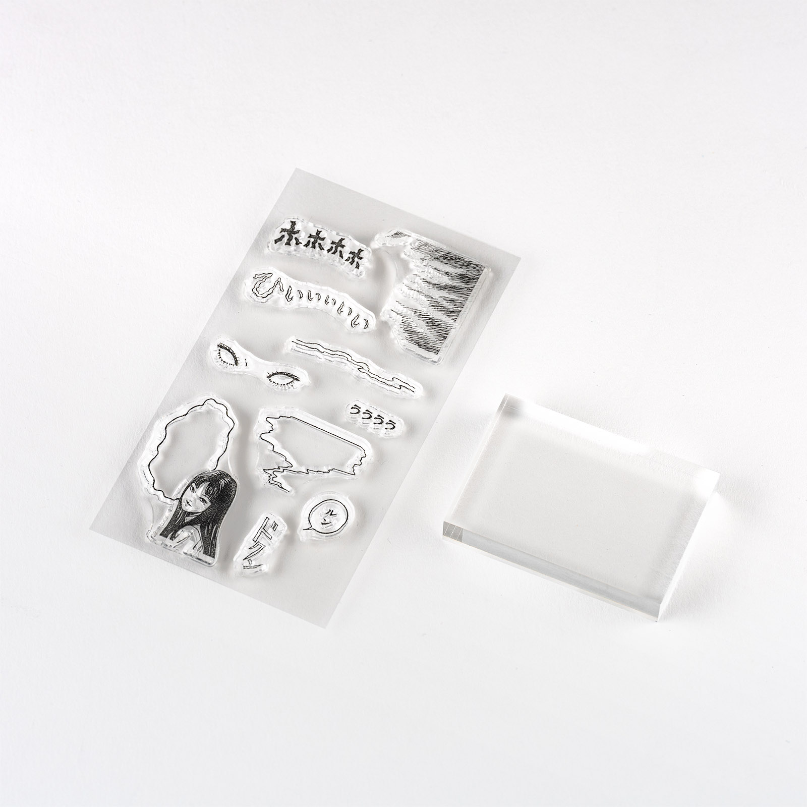 ほぼ日手帳伊藤潤二/富江ホラークリアスタンプ