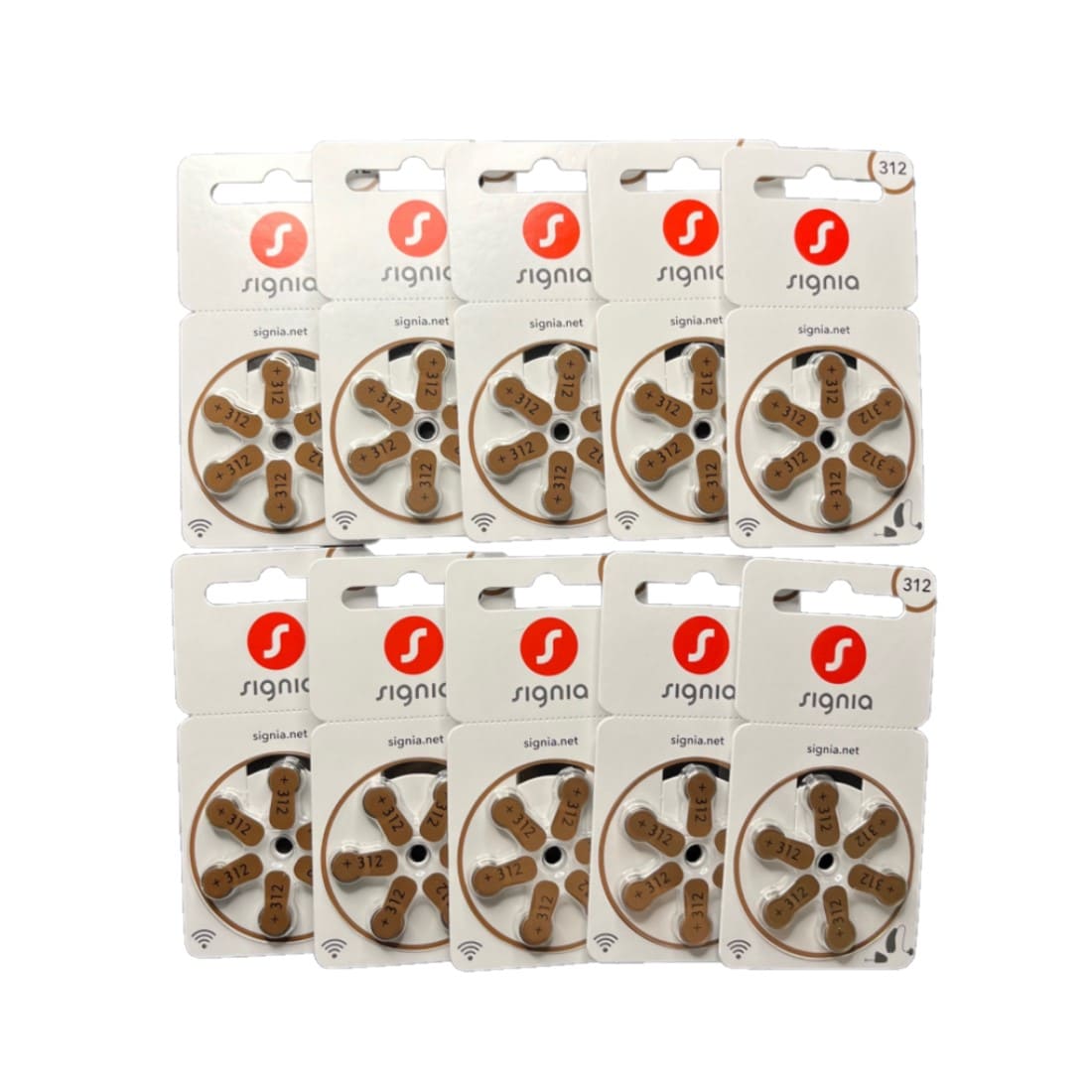 祝開店！大放出セール開催中】 補聴器電池 PR41 312 シグニア 茶 10パック ienomat.