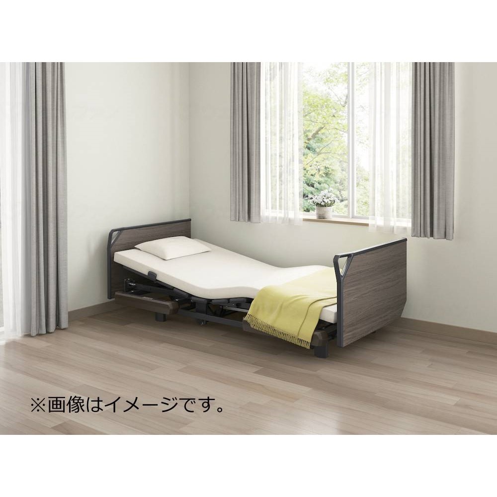 パラマウントベッド 介護ベッド クオラONE 91cm幅 背タイプ 木製ボード KQ-B6126 グリップ 1モーター
