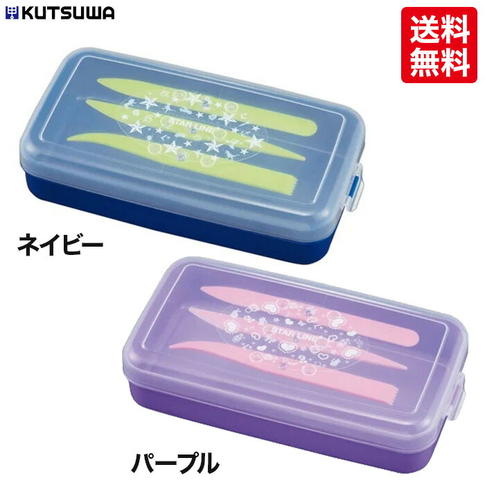 楽天市場】蓋は透明で中身が見やすい ヘラ付 ねんどケース クツワ