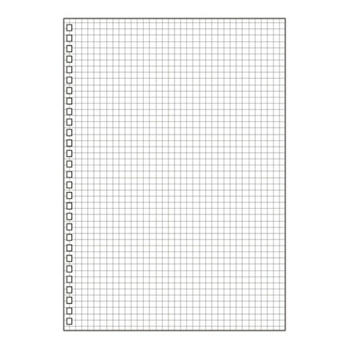 （まとめ） リヒトラブ ツイストノート（専用リーフ）セミB5 29穴 5mm方眼 N-1600S 1パック（30枚） 〔×30セット〕 リヒトラブ ツイストノート 専用リーフ セミB5 タテ型 B罫