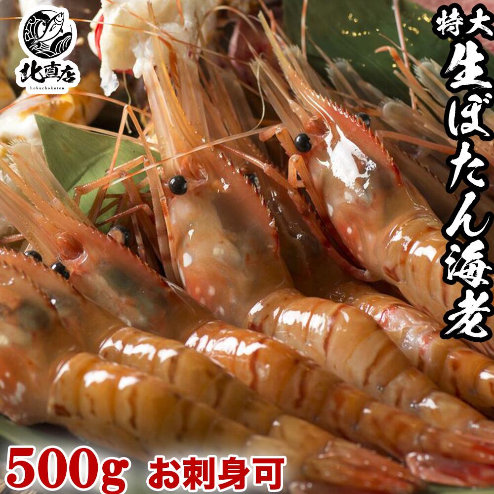 【大ボタンエビ500g】プリプリのボタンエビ500g 期間限定送料無料　お弁当 味噌汁　おかず 簡単 　水産業界最安値に挑戦 えび 　えびの刺身 濃厚えび味噌    ボタンエビ ボタン海老 ぼたんえび 北海道加工  ギフト　 北海道海鮮 高品質 海鮮専門店