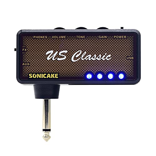 SONICAKE ミニ ギターヘッドホンアンプ オーバードライブ＆リバーブ US Classic画像