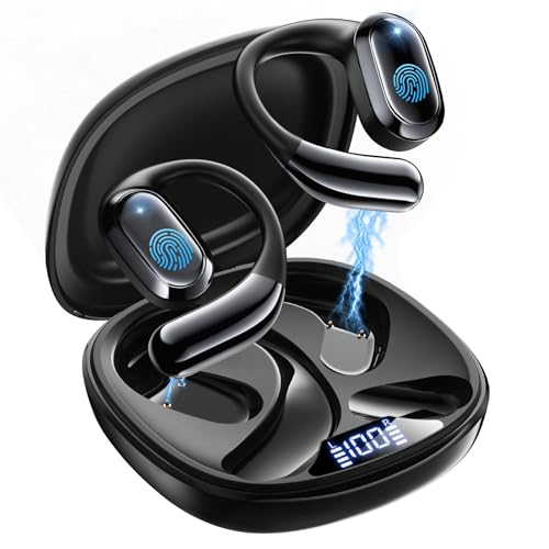 イヤホン bluetooth ワイヤレスイヤホン【2024骨伝導の進化 絶妙なフィット感】オープンイヤー イヤホン ブルートゥース イヤホン bluetooth5.4 MELUST 耳を塞がない イヤホン 軽量 48時間再生 Type-C