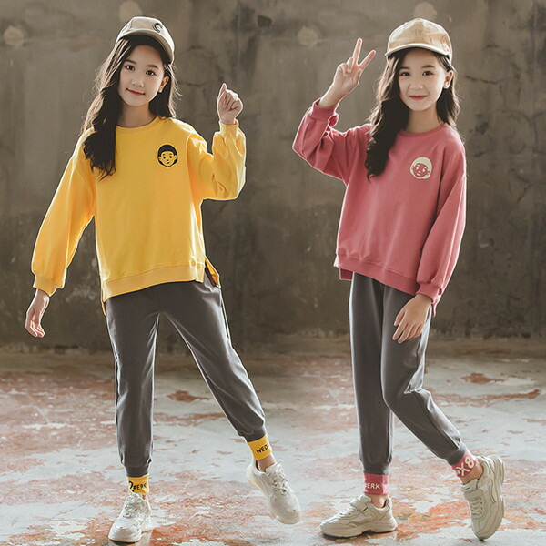 楽天市場 ジャージ ジュニア 女の子 パーカー 運動会 上下 学校 体操服 スウェット 上下セット キッズ おしゃれ ダンス衣装 セットアップ ダンスウェア 子ども ガールズ Hohoemimarket