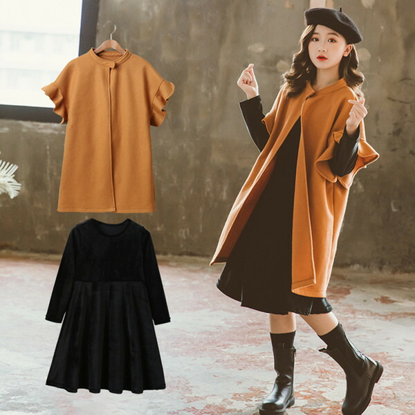 孺子被服 セットアップ 一平穏さ カーディガン お女中 キッズ 韓国 ちび服 ガールズ 通学 子供 110 1 130 140 150 160 170cm 親子 レディース 子供服 セットアップ ワンピース カーディガン 女の子 キッズ 韓国 子ども服 ガールズ 通学 子供 110