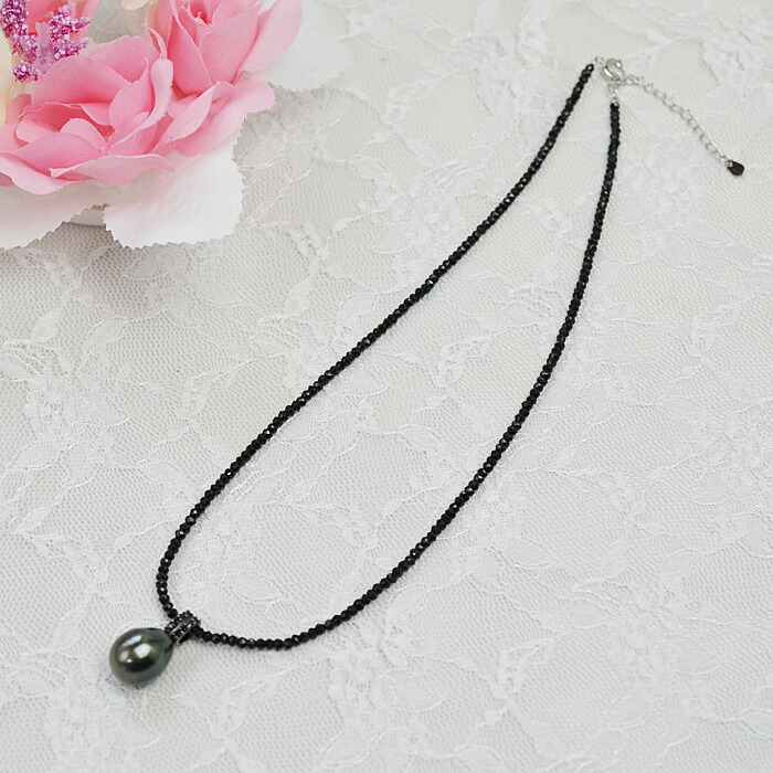 ☆綺麗！照り天然黒蝶真珠11.0mm pt900ペンダント☆新品同様！ 11mm黒