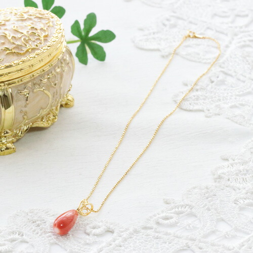 楽天市場】【限定16本】K18YG ピンクサンゴ ペンダント【送料無料