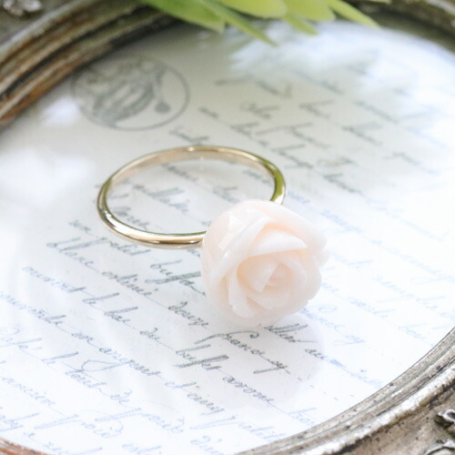 楽天市場】指輪 リング エンジェルスキンコーラル 本ボケ 桃珊瑚