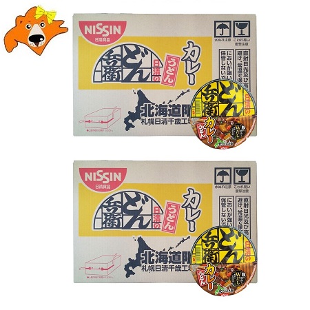 カップ麺 どん兵衛 カレーうどん 送料無料 どん兵衛 カップめん カレー うどん 北海道限定 どんべい カレーうどん 12食入 2ケース(2箱) 日清 どんべえ うどん 麺類 カップうどん