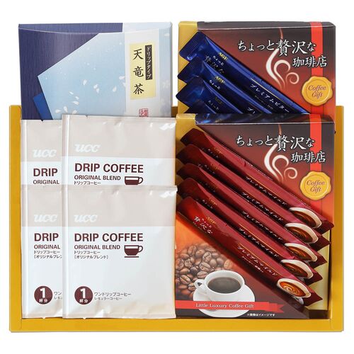 AGFUCCコーヒードリップ緑茶 C シイレル 食品ギフト お取り寄せグルメ 子供の日 母の日