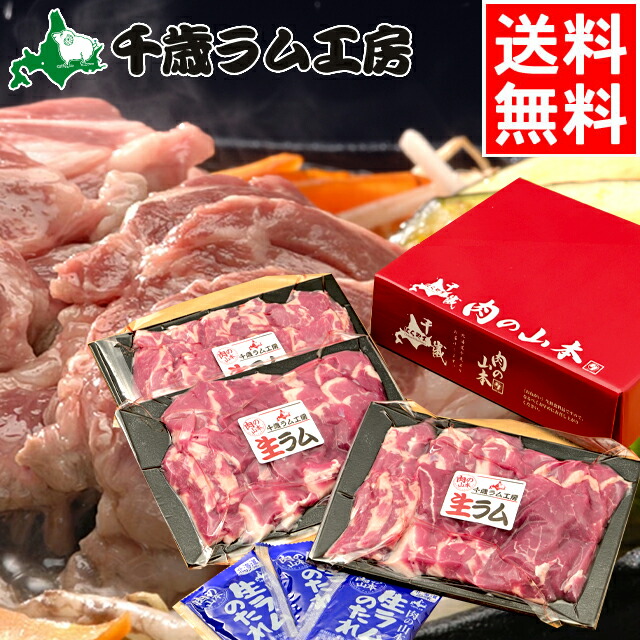 内祝い ハム セット ギフト<br><br>送料無料 千歳ラム工房 生ラム タレ付き（600ｇ）<br><br>【父の日 プレゼント お返し 出産内祝い 結婚内祝い 御返し 内祝い ギフトセット グルメ 人気 肉 詰め合わせ ジンギスカン ラム ロース マトン 羊肉 肉 ラム肉 焼き肉】【SSS_1】