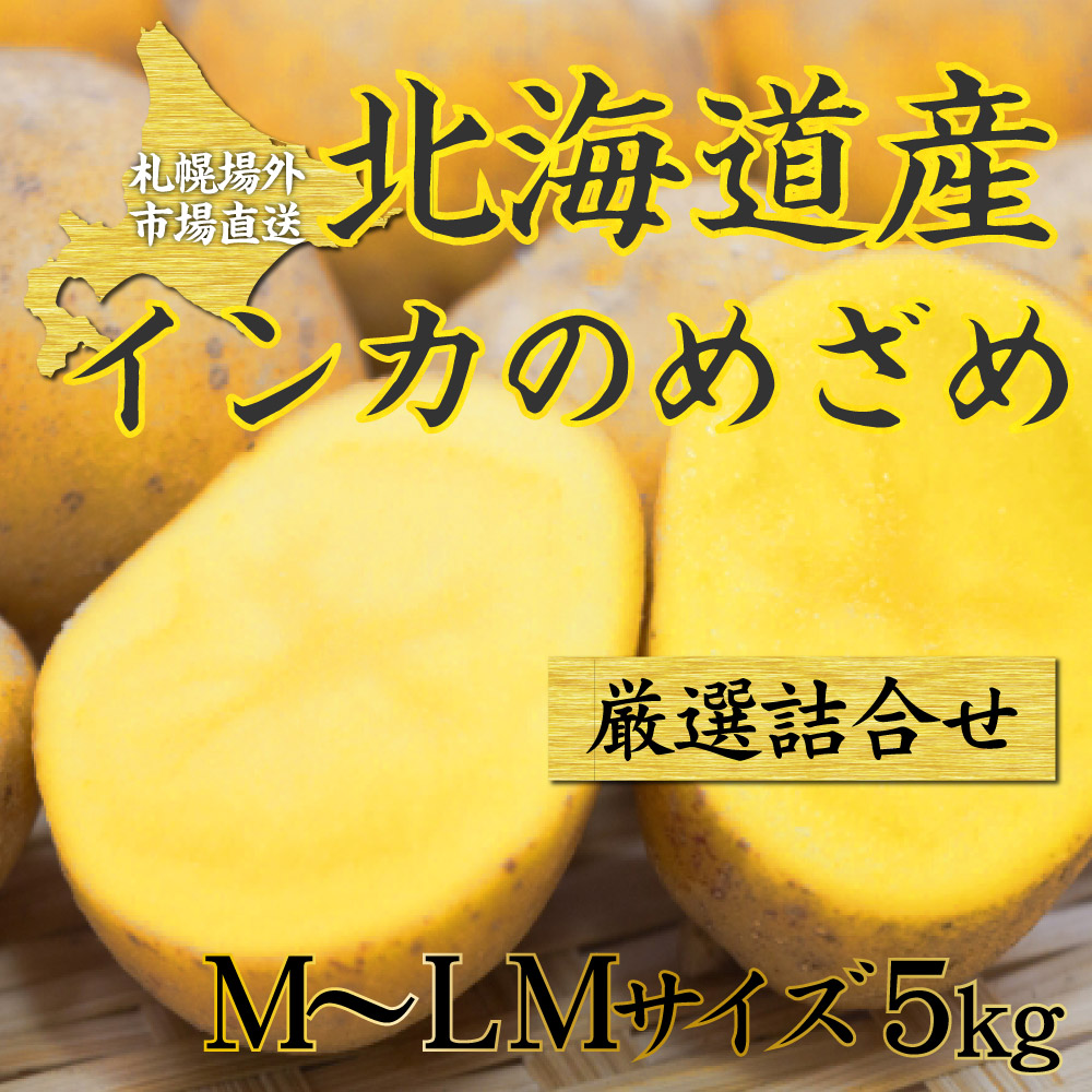 楽天市場 御中元 お中元 ギフト インカのめざめ 5kg 新 じゃがいも 送料無料 ジャガイモ インカ 馬鈴薯 じゃがいも 北海道 札幌中央卸売市場 インカの目覚め 北海道お土産ギフト岡田商店