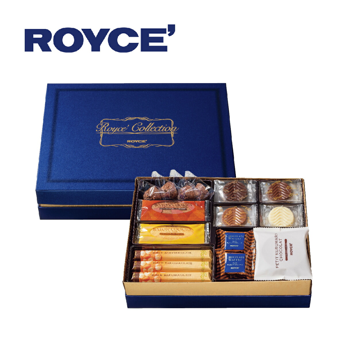 ロイズ (ROYCE) 詰め合わせ コレクション『ブルー』 78個入(全10種類)