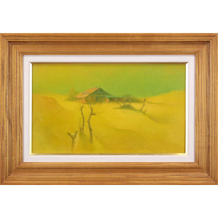 楽天市場】絵画 高田誠 油絵・油彩画 『妙高初夏』 山 村 田んぼ