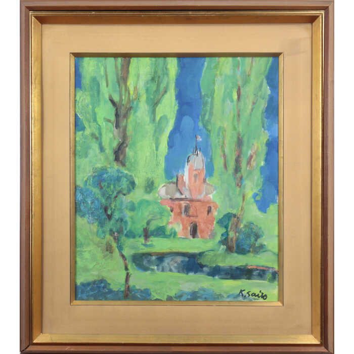 大雪山 油彩画 斎藤洪人 SM 大雪山 油彩画 斎藤洪人 SM 大雪山 油彩画