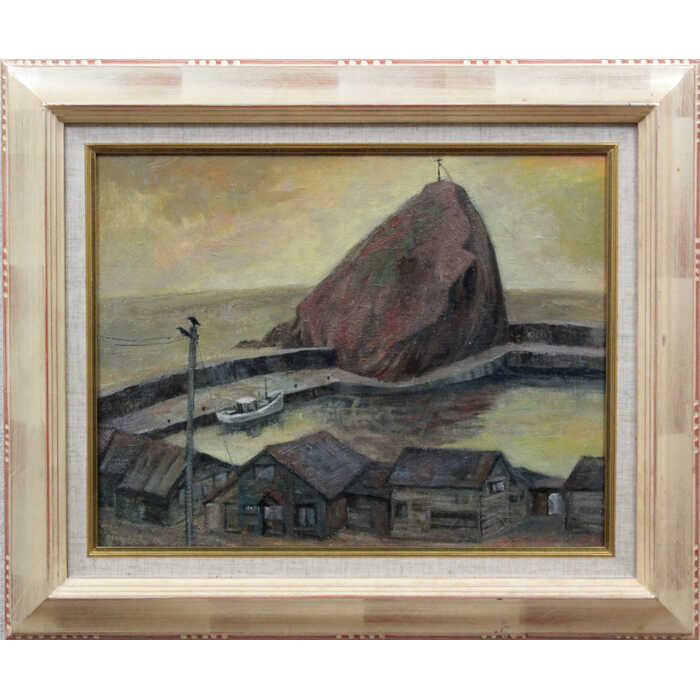 油絵伊吹浩一色紙 楽天市場】絵画 赤平浩一 水彩画 『カジカ』 静物 魚 優しい 淡い 一点