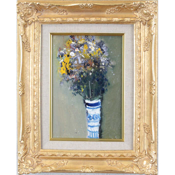 楽天市場】原田 優「早春」油絵・F4号 双樹会運営委員 「一枚の繪