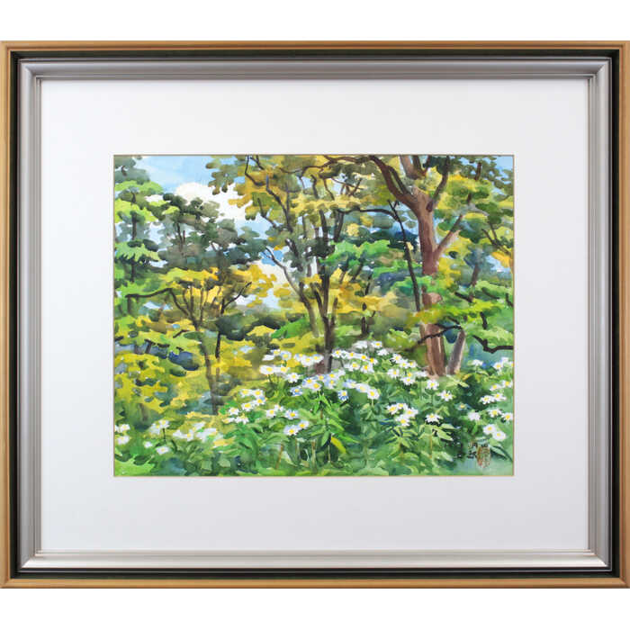 繁野三郎の20号肉筆水彩画「恵庭岳」(1982年作)【真作・新額装・美品】 2025年最新】繁野三郎の人気アイテム - メルカリ
