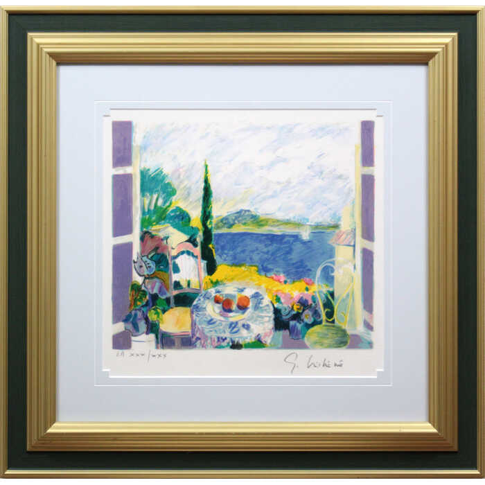 楽天市場】絵画 染谷ひさお 木版画 『イタリア ウンブリア