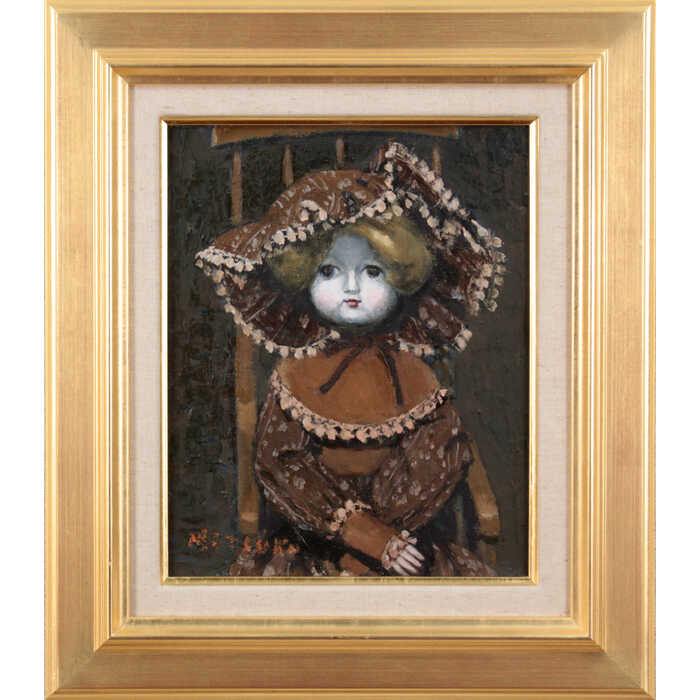 岡本敦子 「女」 シルクスクリーン 版画 絵画 - 北海道画廊