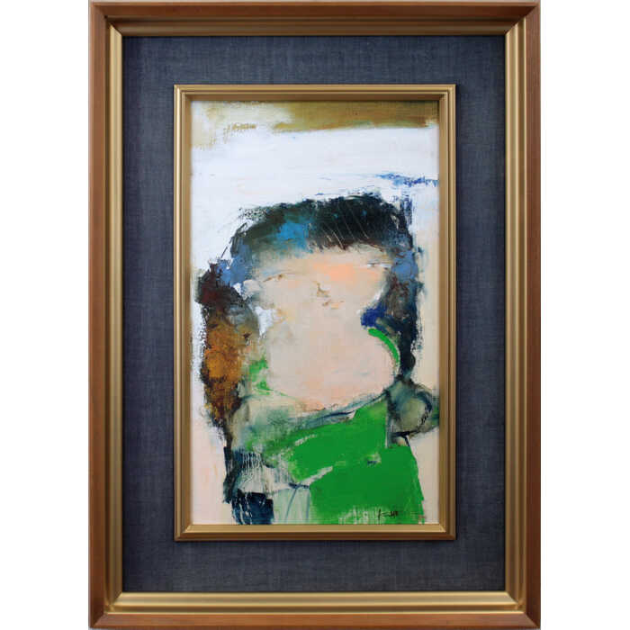 楽天市場】絵画 阿部国利 油絵・油彩画 『椅子に座る女』 人物 一点物