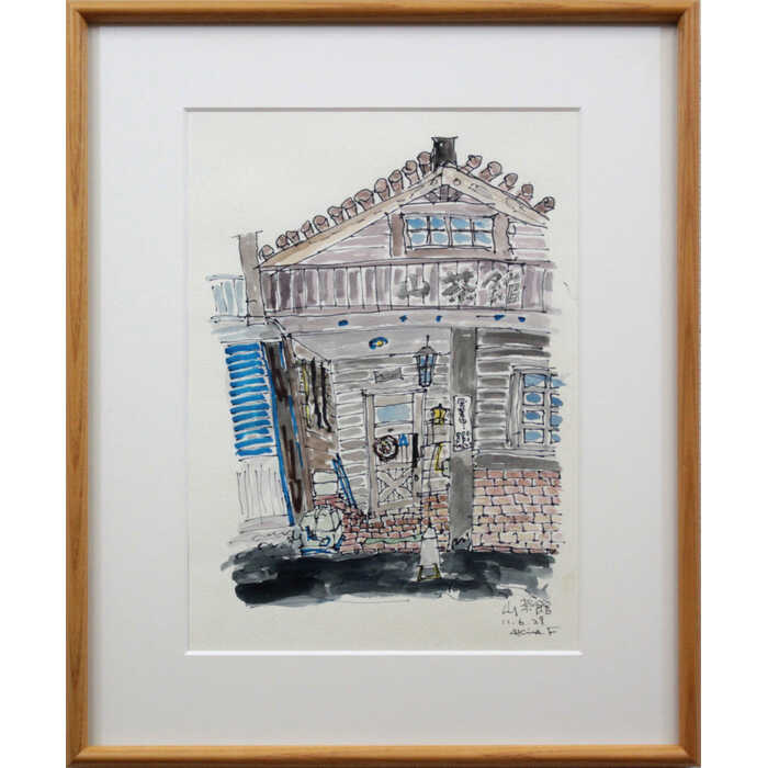 楽天市場】絵画 笹原亮 水彩画 『池畔の春（道庁）』 池 風景