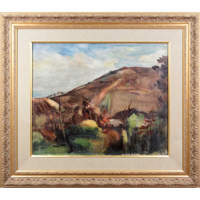 小山潔 作品 絵画 油彩 「奥信濃」 小山潔作 ［信濃路の春］ 風景画 油彩画 無所属｜Yahoo!フリマ