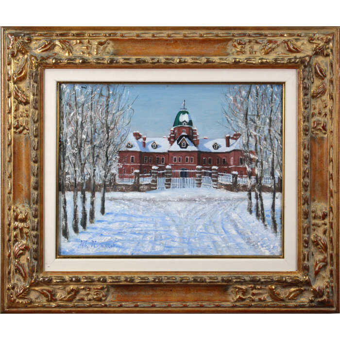 平間正造『裏大雪』油彩画【真作保証】 絵画 平間正造『裏大雪』油彩画【真作保証】 絵画 - メルカリ