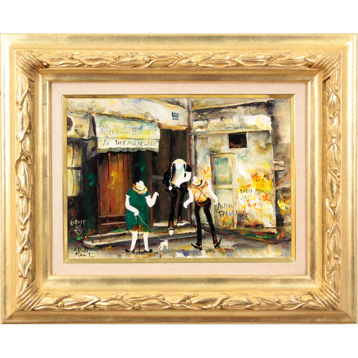 楽天市場】絵画 谷本ためひろ 油絵・油彩画 『パリ下町好日