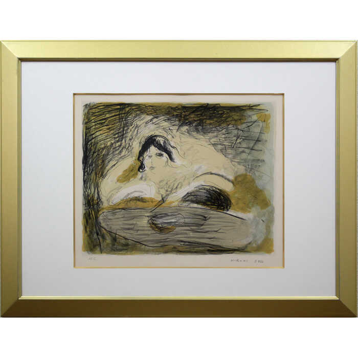 楽天市場】絵画 児玉幸雄 リトグラフ 版画 『パリの朝市』 人々