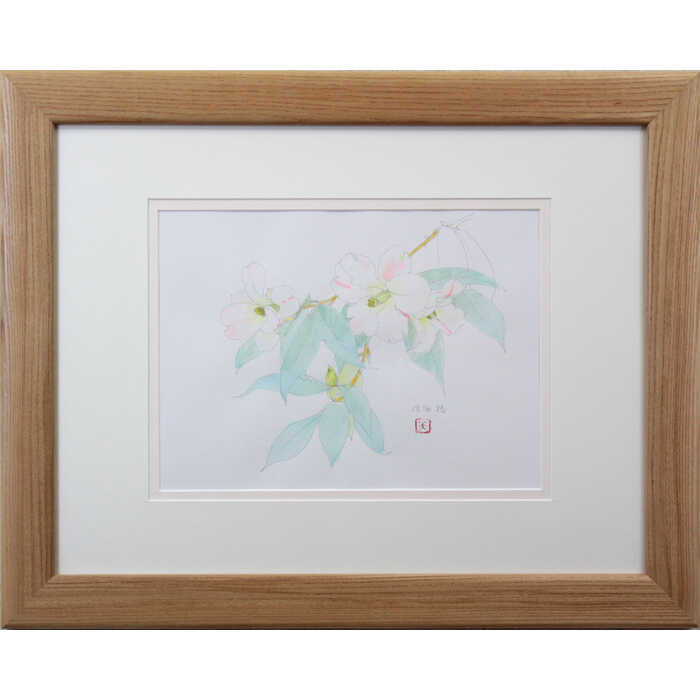 楽天市場】絵画 蒼野甘夏 日本画 『Snow White』 人物 美人 顔