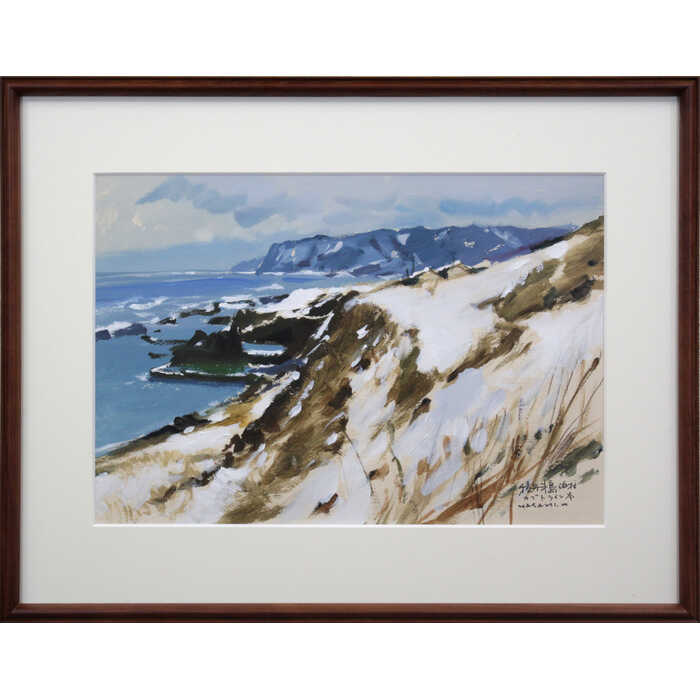 山岸正巳　バレリーナ　パステル画　1979年 山岸正巳 バレリーナ パステル画 1979年