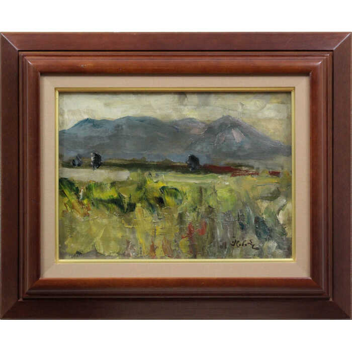 水彩画 北海道の山と風景　十勝岳 楽天市場】絵画 高橋哲夫 水彩画 『十勝岳と連山』 山 空 雲