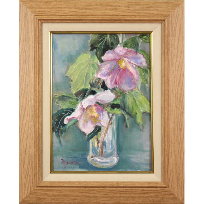 楽天市場】絵画 佐藤進 水彩画 『人形（花模様）』 人形 静物 優しい