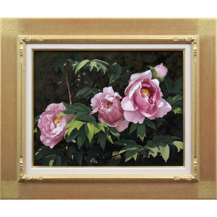 楽天市場】絵画 工藤恵子 油絵・油彩画 『スィートピー』 花