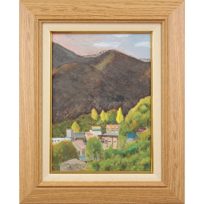 楽天市場】絵画 大森啓助 油絵・油彩画 『風景』 山 川 海 海岸 空