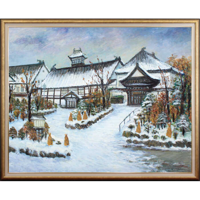 油絵 油彩 油彩画 絵 絵画 【雪の朝日】 油絵 油彩 油彩画 絵 絵画 【朝焼けの空】 絵画 HR 通販