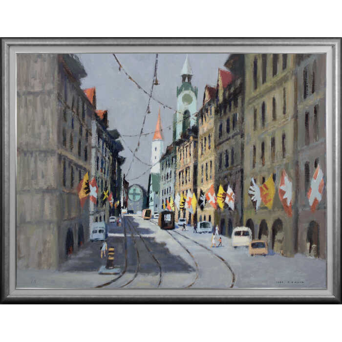 楽天市場】絵画 松島正幸 油絵・油彩画 『ノートルダム寺院』 川 建造