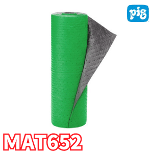 ピグタフマットグリーンＭＡＴ６５２【１袋】 【幅８１ｃｍ×長２２．５Ｍ×厚３ｍｍ】